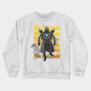 titan cameraman skibidi toilet Crewneck Sweatshirt